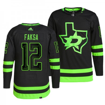 Dallas Stars Trikot Radek Faksa12 Adidas Schwarz Authentic - Herren